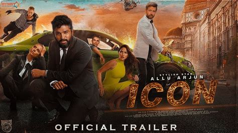 Icon Allu Arjun New Trailer 2024 Pooja Hegde Krithi Shetty Allu ...