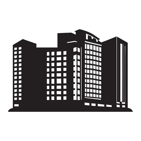 Building City Vector Silhouette Illustration 24790401 Vector Art at Vecteezy