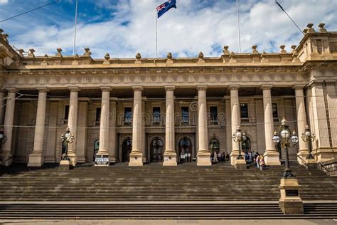 Melbourne Parliament House in Victoria, Australia, in the Summer ...