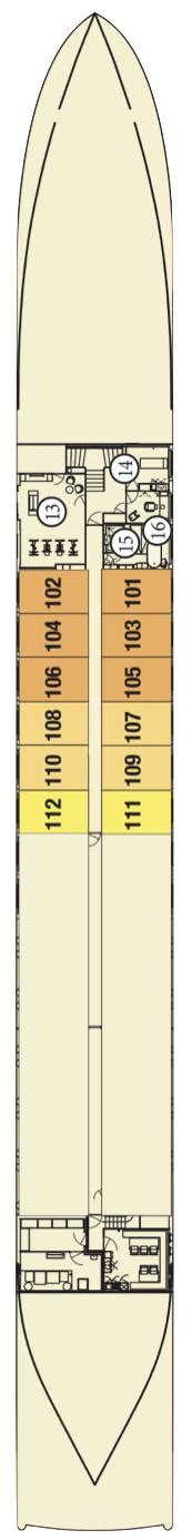 MS Amadeus Elegant Deck Plans