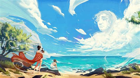 Odysseus and Calypso by Sebastian Szmyd : r/ImaginaryMythology