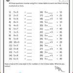 100 Problem Multiplication Sheet | Multiplication Worksheets