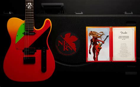 Fender releases Neon Genesis Evangelion guitar modeled after Asuka – grape Japan