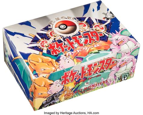 Pokémon Japanese Base Set Booster Box Up For Auction At Heritage