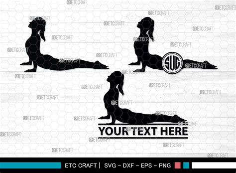 Pilates Monogram, Pilates Silhouette Graphic by Pixel Elites · Creative ...