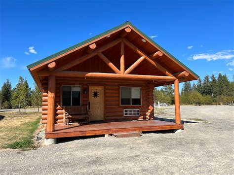 Log Cabin #4, 1-BD, Wi-fi, TV, Sleeps 4 - Cabins for Rent in Bonners Ferry, Idaho, United States ...