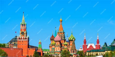 Premium Photo | Moscow kremlin red square and saint basil s cathedral