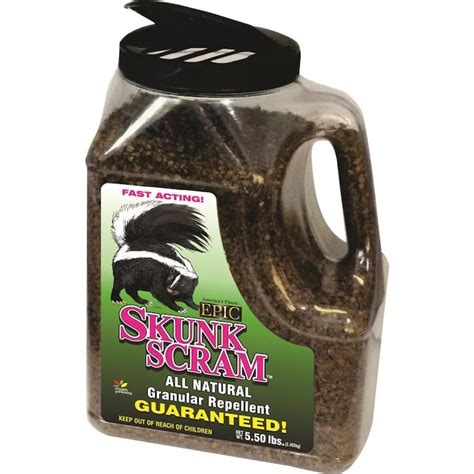 EPIC Skunk Scram 5.5-lb Skunk Repellent in the Animal & Rodent Control department at Lowes.com