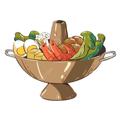 Seafood Hotpot Vector Hd Images, Chinese Seafood Hotpot, Hotpot, Chinese, Taiwan PNG Image For ...