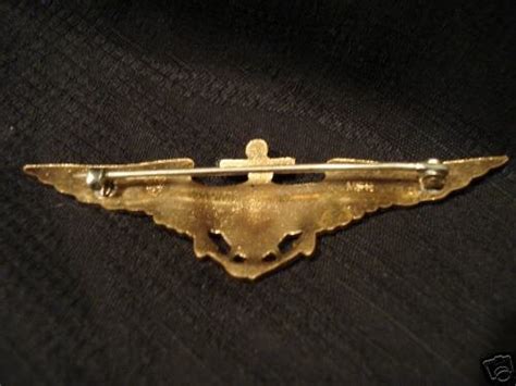 WWII US Navy Pilot Gold Wings Pin by NS Meyer NR! | #28205494