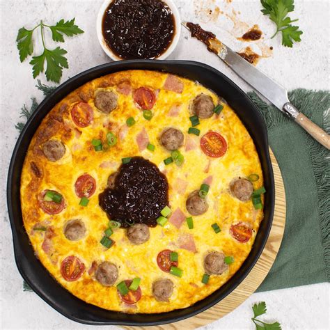 Spicy Sicilian Sausage Omelette - SunPork Fresh Foods