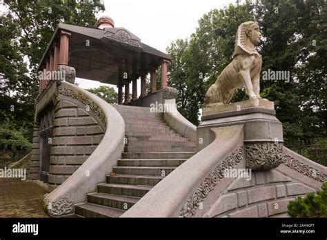 Barney family mausoleum Forest park Springfield MA Stock Photo - Alamy