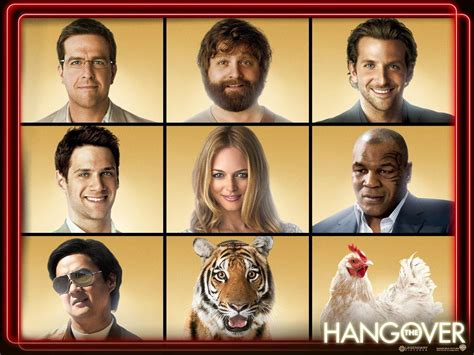 Download The Hangover American Comedy Movie Cast Poster Wallpaper ...