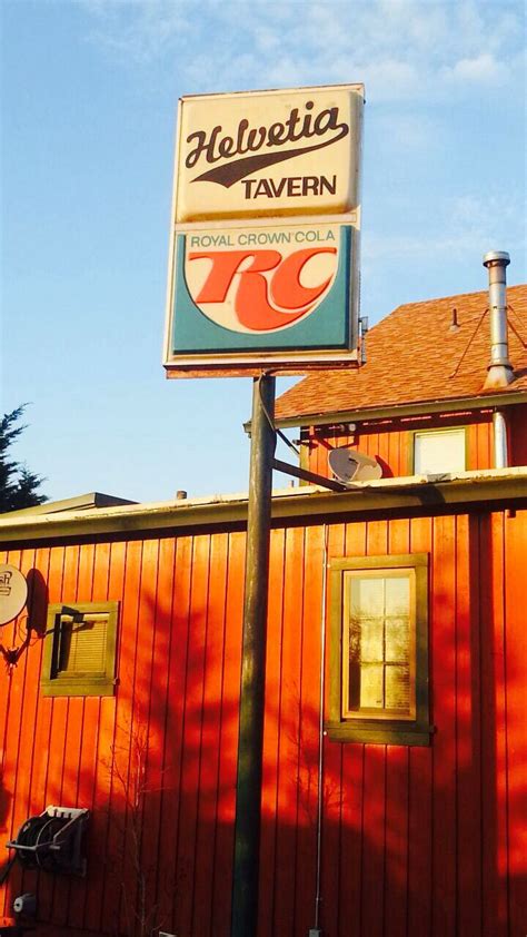 Helvetia Tavern outside of Portland,OR. | Retro sign, Oregon, Tavern