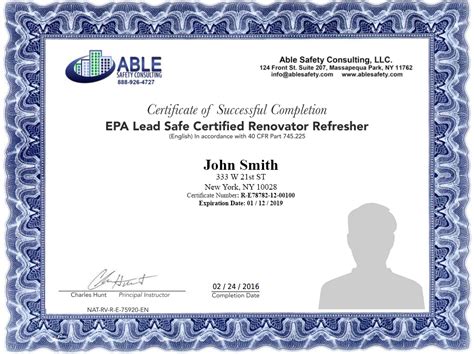 EPA RRP Refresher Certification Course Online - EPA RRP Online