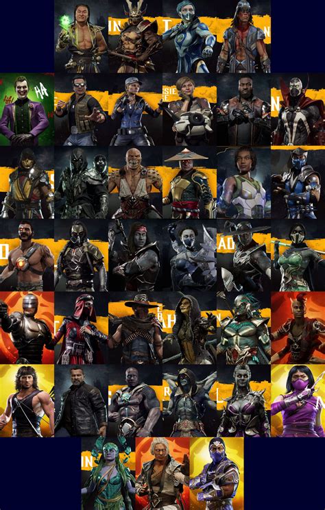 Mortal Kombat 11 Ultimate Characters by MnstrFrc on DeviantArt