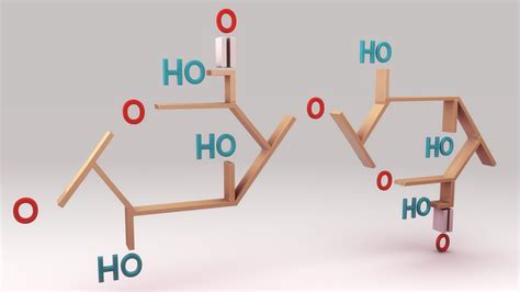 3d model pectin structure