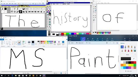 The History of MS Paint - YouTube