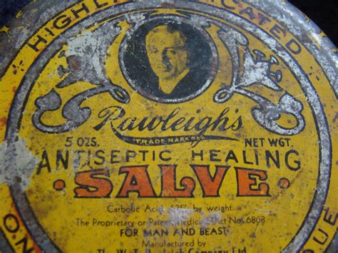 Dust Off The Bottle: Rawleigh's Bottle and Salve Tin.