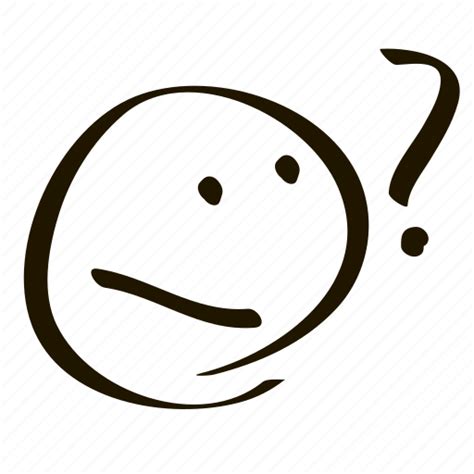 Asking, confused, emoji, emoticon, question, questioning, smiley icon | Icon search engine