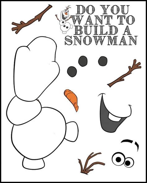 free frozen printable-olaf game. do you want to build a snowman ...