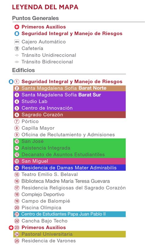 Mapa del Campus | Universidad del Sagrado Corazón