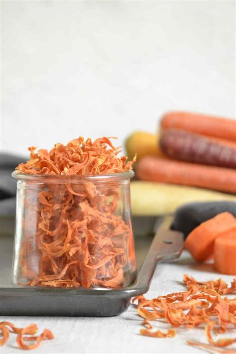 Dehydrated Carrots Veggie Chips | Perspective Portions