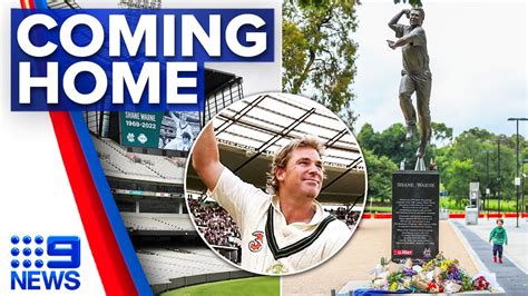 Thousands to farewell Shane Warne at state funeral at MCG | 9 News Australia - YouTube