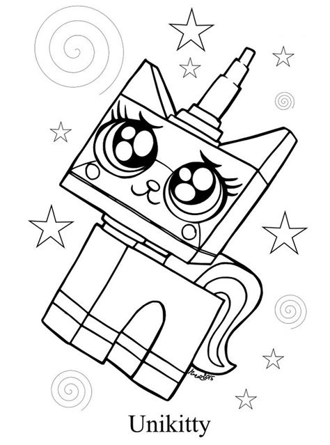 Unikitty 3 Coloring Page - Free Printable Coloring Pages for Kids