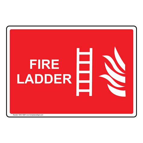 Fire Bucket Sign With Symbol NHE-31813