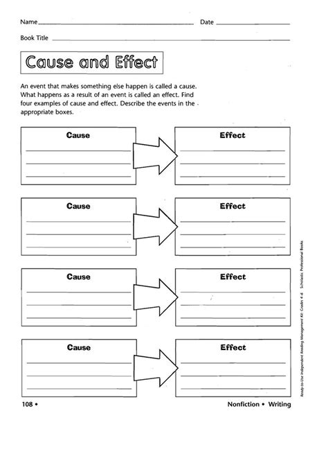 Graphic Organizers Printable | Printable Cause Effect Graphic Organizer | Teaching | Pinterest ...