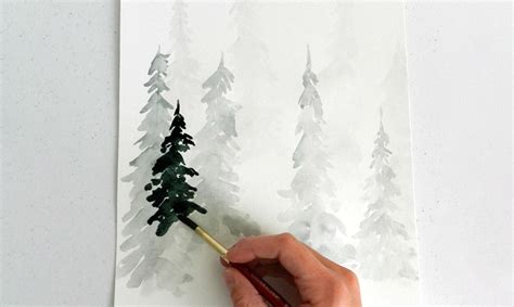 Paint a Fast and Fabulous Watercolor Pine Forest | Craftsy