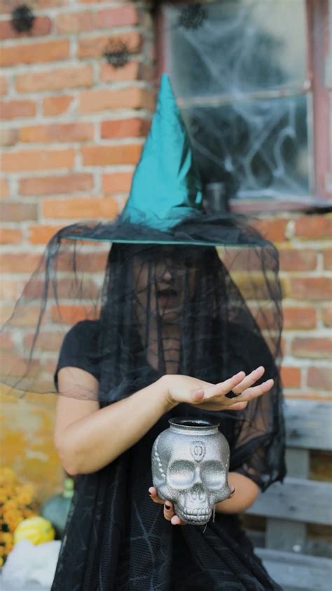 Woman Usign a Nurse Halloween Costume · Free Stock Video