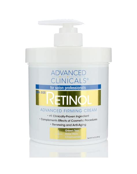 Advanced Clinicals Retinol Firming Cream, 16 Oz - Walmart.com