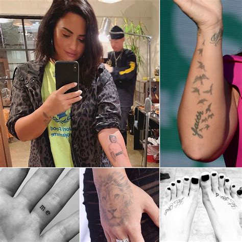 Demi Lovato’s Tattoos: Locations, Details, Meanings