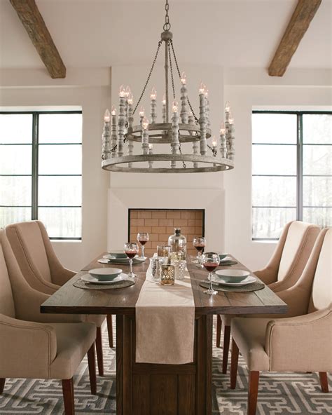 Norridge Chandelier in 2020 | Dining room lighting, Circular chandelier, Chandelier lighting