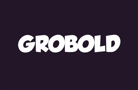 GROBOLD FONT - Fonts Hut