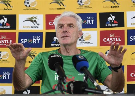 Hugo Broos calls on Bafana Bafana to be inspired by Springboks - Sportnow