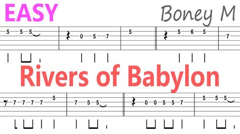 Boney M - Rivers of Babylon / Guitar Solo Tab+BackingTrack Chords ...