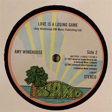 Amy WINEHOUSE Love Is A Losing Game vinyl at Juno Records.