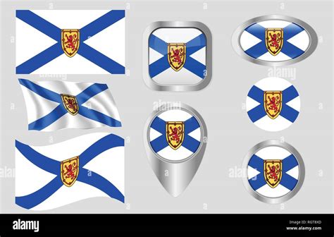 Flag of Nova Scotia Stock Vector Image & Art - Alamy