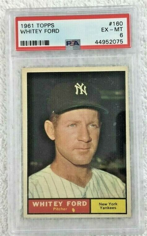 Auction Prices Realized Baseball Cards 1961 Topps Whitey Ford