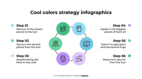 Cool Colors Strategy Infographics | Google Slides & PPT