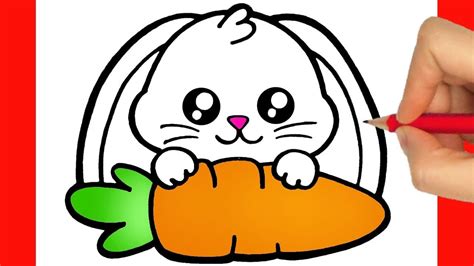 COMMENT DESSINER UN LAPIN FACILE - DESSINS KAWAII - YouTube