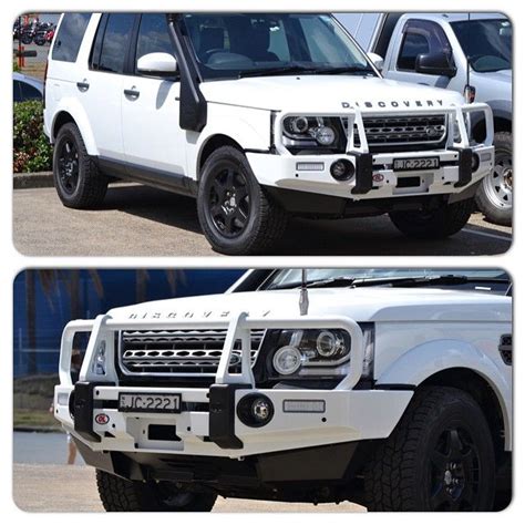 Opposite Lock Premium Bullbar Colour Coded white | Land rover, Land rover discovery, Range rover ...