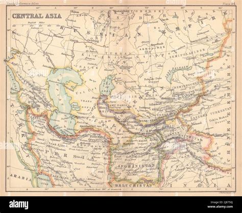 Central asia map hi-res stock photography and images - Alamy