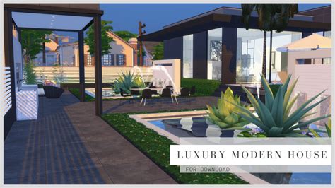 Sims 4 Modern House CC