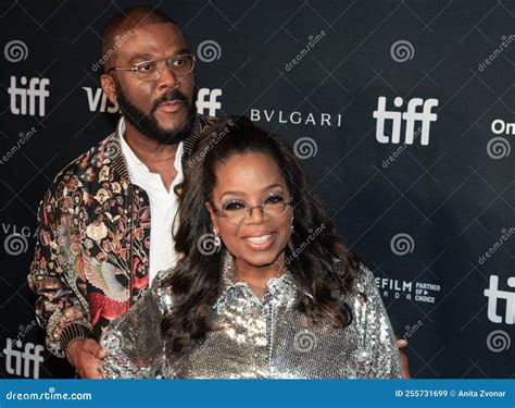 Oprah Winfrey and Tyler Perry at the Premiere of Sidney at Toronto International Film Festival ...