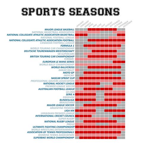 [REVISED] Sports Seasons - Infographics