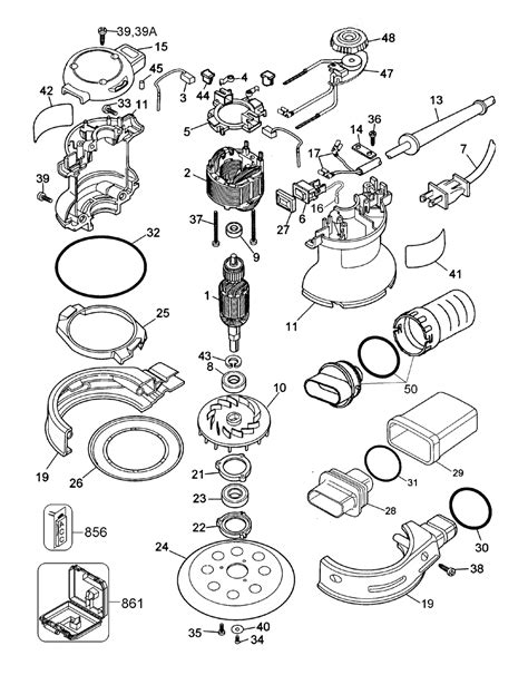 Buy Dewalt DW423 Type-1 Replacement Tool Parts | Dewalt DW423 Type-1 Diagram